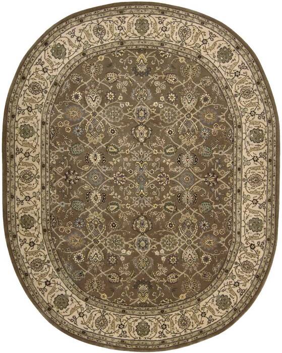 Nourison Nourison 2000 Beige Oval 76 X 96 Area Rug 805-101330 Image 0