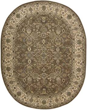 Nourison Nourison 2000 Beige Oval 7'6" X 9'6" Area Rug  805-101330