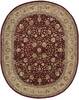 Nourison Nourison 2000 Red Oval 76 X 96 Area Rug  805-101358 Thumb 0