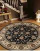 Nourison Nourison 2000 Blue Round 40 X 40 Area Rug  805-101410 Thumb 3