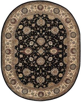 Nourison Nourison 2000 Blue Oval 7'6" X 9'6" Area Rug  805-101413