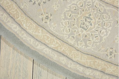 Nourison 2000 Grey Oval 76 X 96 Area Rug 99446280602 805-101426 Image 2