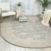 Nourison 2000 Grey Oval 76 X 96 Area Rug 99446280602 805-101426 Thumb 1