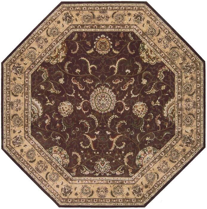 Nourison Nourison 2000 Brown Octagon 100 X 100 Area Rug 805-101446 Image 0