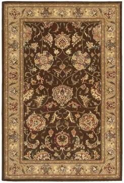 Nourison Nourison 2000 Brown Rectangle 4x6 ft Wool Carpet 101452