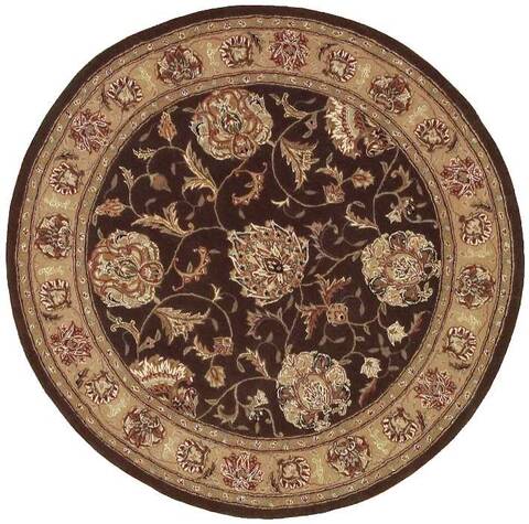 Nourison Nourison 2000 Brown Round 40 X 40 Area Rug 805-101453 Image 0
