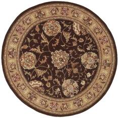 Nourison Nourison 2000 Brown Round 4 ft and Smaller Wool Carpet 101453