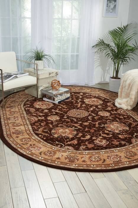 Nourison Nourison 2000 Brown Oval 76 X 96 Area Rug 805-101456 Image 3