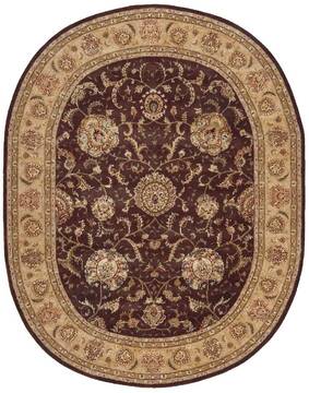 Nourison Nourison 2000 Brown Oval 7'6" X 9'6" Area Rug  805-101456