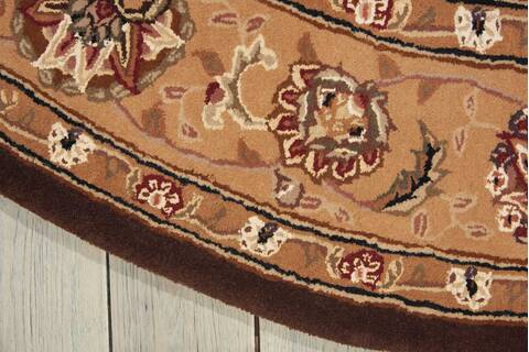 Nourison Nourison 2000 Brown Round 80 X 80 Area Rug 805-101458 Image 1