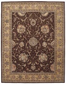 Nourison Nourison 2000 Brown Rectangle 8x11 ft Wool Carpet 101459