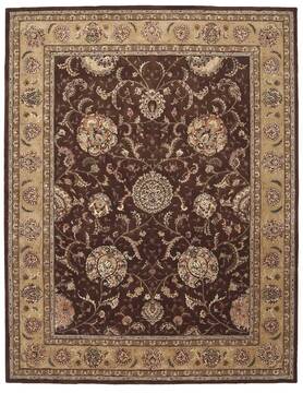 Nourison Nourison 2000 Brown Rectangle 10x14 ft Wool Carpet 101460