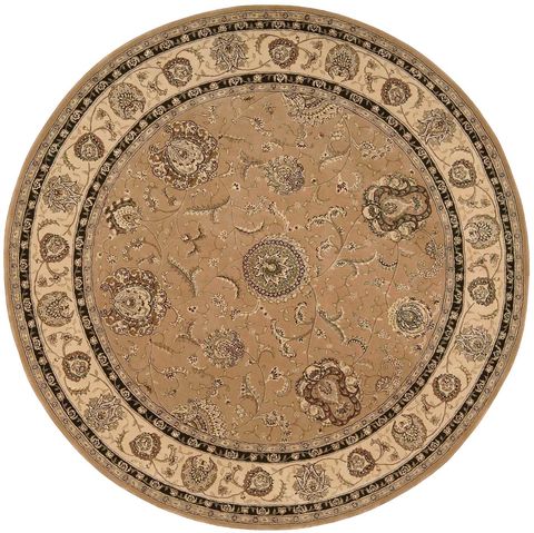Nourison 2000 Beige Round 60 X 60 Area Rug 99446688019 805-101468 Image 0