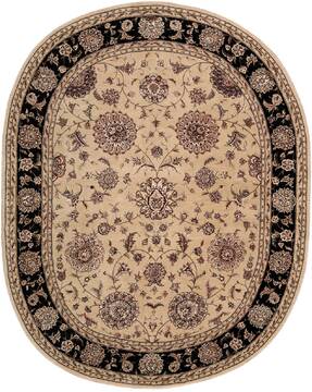 Nourison Nourison 2000 Beige Oval 7'6" X 9'6" Area Rug  805-101495