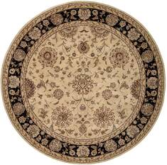 Nourison Nourison 2000 Beige Round 7 to 8 ft Wool Carpet 101497