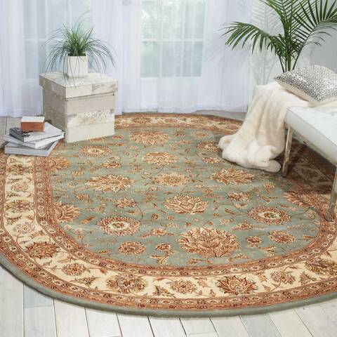 Nourison Nourison 2000 Blue Oval 76 X 96 Area Rug 805-101510 Image 3