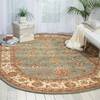 Nourison Nourison 2000 Blue Oval 76 X 96 Area Rug  805-101510 Thumb 3