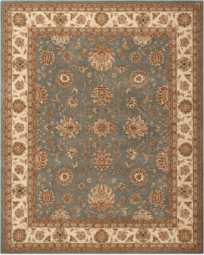 Nourison Nourison 2000 Blue Rectangle 8x10 ft Wool Carpet 101511