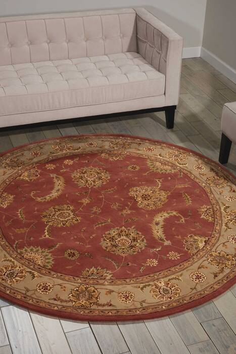 Nourison Nourison 2000 Red Round 60 X 60 Area Rug 805-101548 Image 3
