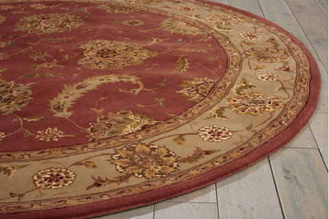 Nourison Nourison 2000 Red Round 60 X 60 Area Rug 805-101548 Image 4