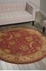 Nourison Nourison 2000 Red Round 60 X 60 Area Rug 805-101548 Thumb 3