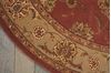 Nourison 2000 Red Round 80 X 80 Area Rug 99446041357 805-101551 Thumb 2