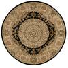 Nourison Nourison 2000 Black Round 60 X 60 Area Rug  805-101561 Thumb 0