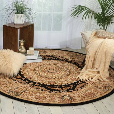Nourison Nourison 2000 Black Oval 76 X 96 Area Rug 805-101562 Image 3