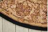 Nourison Nourison 2000 Black Oval 76 X 96 Area Rug 805-101562 Thumb 1