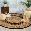 Nourison Nourison 2000 Black Oval 76 X 96 Area Rug 805-101562 Thumb 3