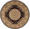 Nourison Nourison 2000 Black Round 80 X 80 Area Rug 805-101564 Thumb 0