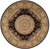 Nourison Nourison 2000 Black Round 80 X 80 Area Rug  805-101564 Thumb 0