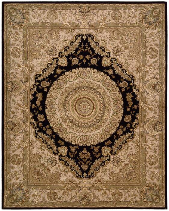Nourison Nourison 2000 Black 99 X 139 Area Rug 805-101566 Image 0