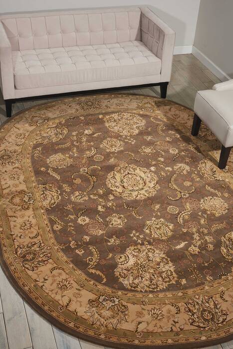 Nourison Nourison 2000 Grey Oval 76 X 96 Area Rug 805-101614 Image 3