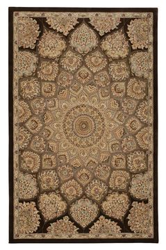 Nourison 2000 Brown 5'6" X 8'6" Area Rug 99446067081 805-101662