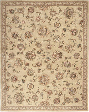 Nourison Nourison 2000 Beige Rectangle 8x10 ft Wool Carpet 101704