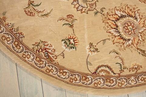 Nourison Nourison 2000 Beige Round 80 X 80 Area Rug 805-101705 Image 1