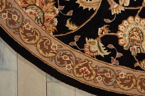 Nourison 2000 Black Oval 76 X 96 Area Rug 99446193490 805-101716 Image 2