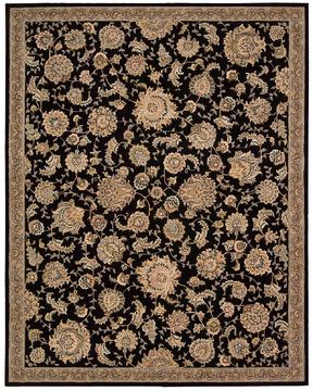 Nourison 2000 Black 7'9" X 9'9" Area Rug 99446193506 805-101717