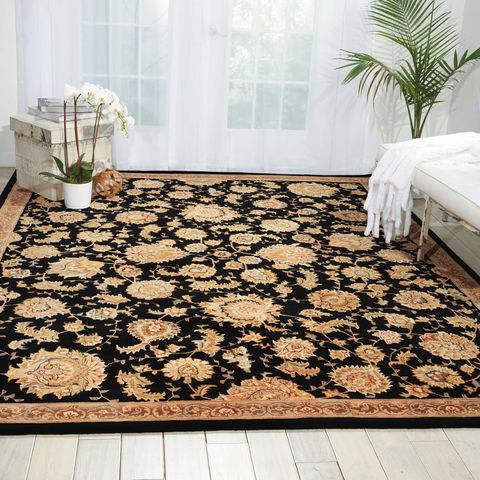 Nourison 2000 Black 99 X 139 Area Rug 99446193544 805-101720 Image 1
