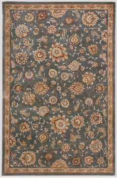 Nourison 2000 Grey Rectangle 6x9 ft Wool Carpet 101727