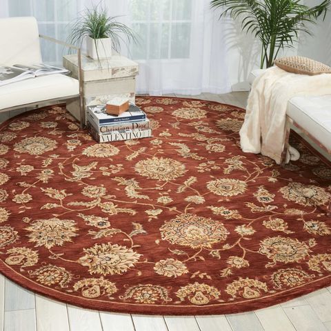 Nourison 2000 Brown Oval 76 X 96 Area Rug 99446219152 805-101755 Image 1