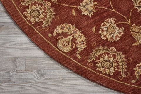 Nourison 2000 Brown Round 80 X 80 Area Rug 99446219220 805-101757 Image 2