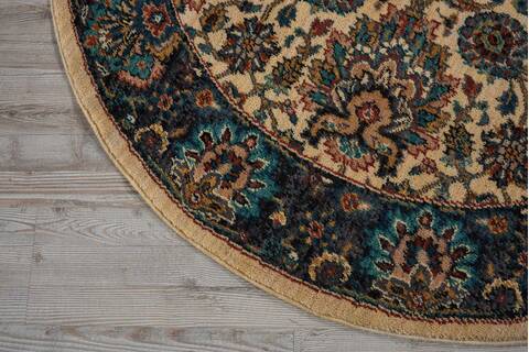 Nourison Nourison 2020 Beige Round 50 X 50 Area Rug 805-101766 Image 1