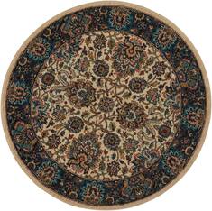 Nourison Nourison 2020 Beige Round 5 to 6 ft Polyester Carpet 101766