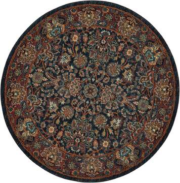 Nourison Nourison 2020 Blue Round 5'0" X 5'0" Area Rug  805-101778