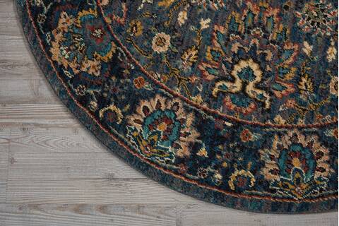 Nourison Nourison 2020 Grey Round 50 X 50 Area Rug 805-101790 Image 1