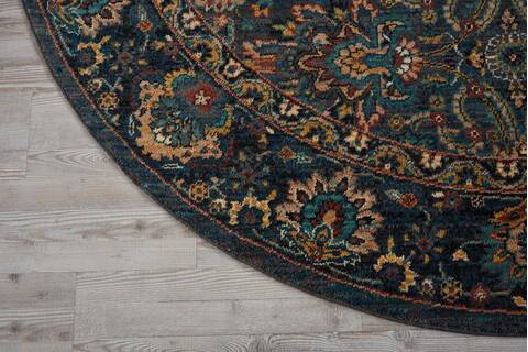 Nourison Nourison 2020 Grey Round 75 X 75 Area Rug 805-101793 Image 1