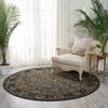 Nourison Nourison 2020 Grey Round 75 X 75 Area Rug 805-101793 Thumb 3