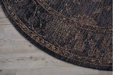 Nourison Nourison 2020 Grey Round 75 X 75 Area Rug 805-101805 Image 1